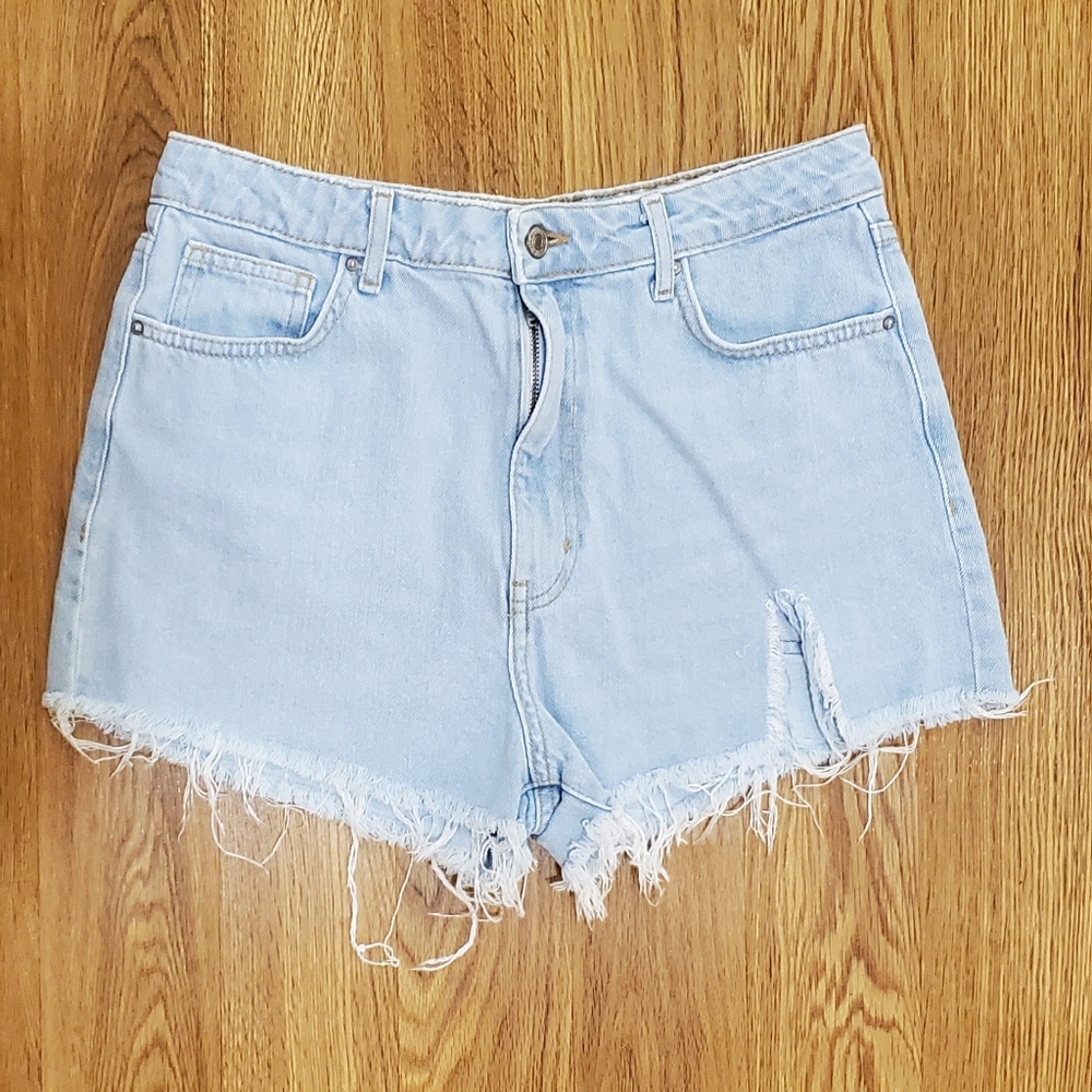 Forever 21 high rise jean shorts
